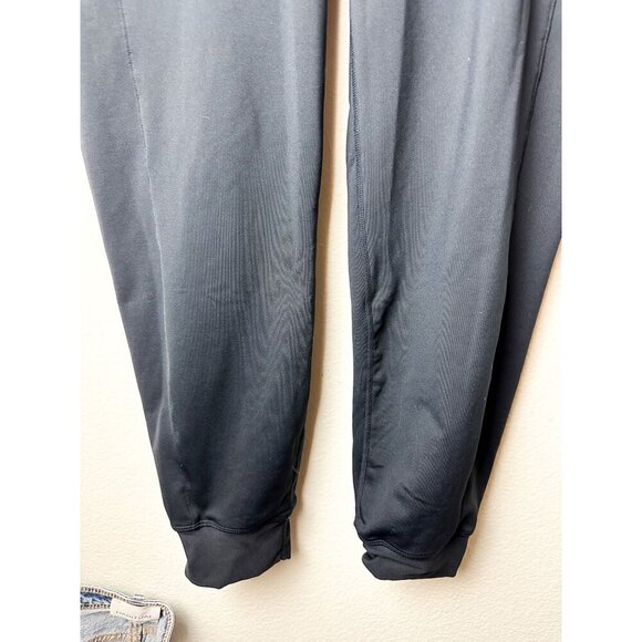 Fabletics Black Jogger Pants Womens Size M Stretchy & Comfortable With Pockets - Picture 3 of 8